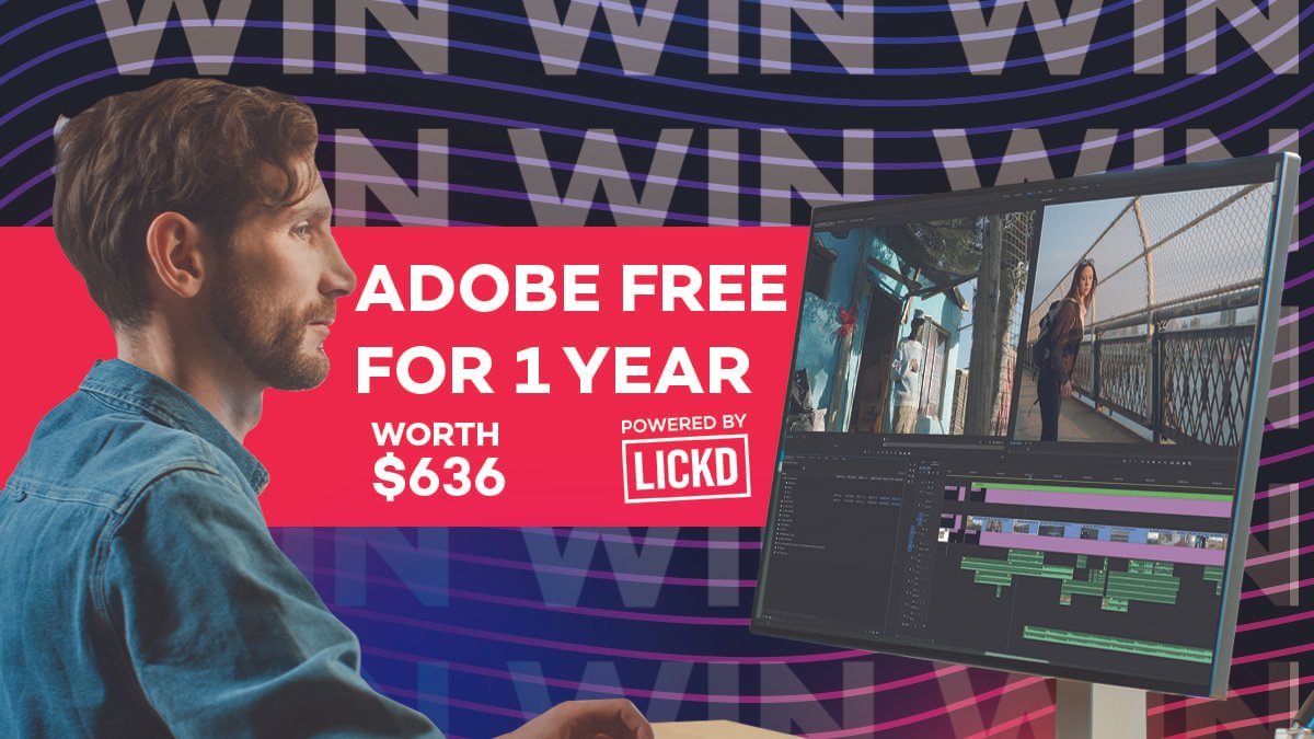 Win a year’s subscription to Adobe’s Creative Suite