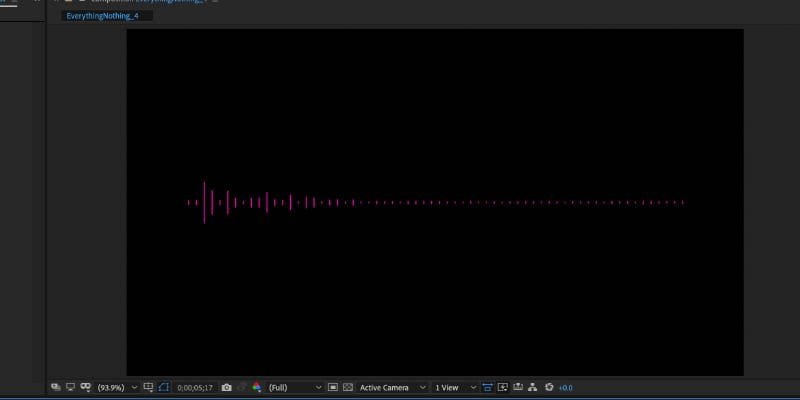 audio waveform in after effects