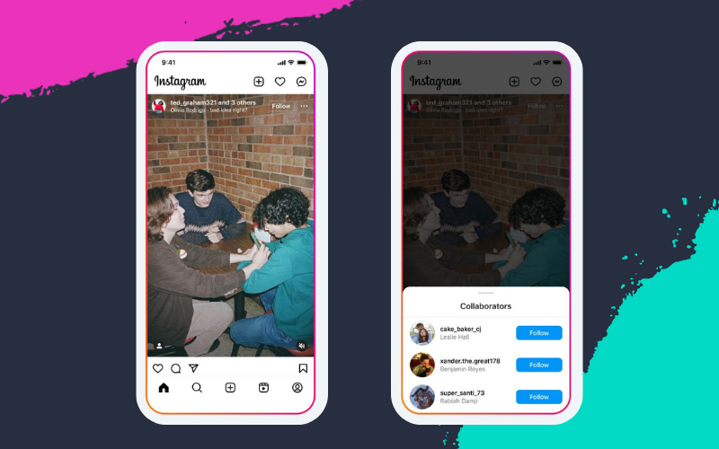 Instagram new collabs feature