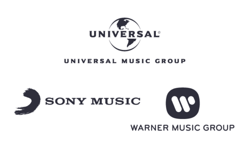 Major record labels Lickd